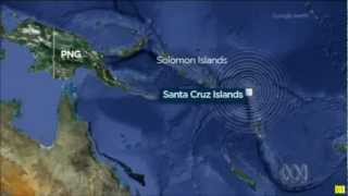 Breaking News  M 80 EARTHQUAKE Santa Cruz Islands  news reports [upl. by Charo]