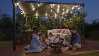 Palram Canopia Garden Gazebos Palermo Product Overview Tip Top Yards [upl. by Reniar679]