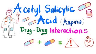 Aspirin Pharmacology Acetyl Salicylic Acid ASA Mechanism DrugDrug Interactions Side Effects [upl. by Takakura544]