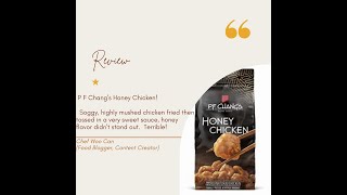 P F Changs Honey Chicken Review [upl. by Nolat]