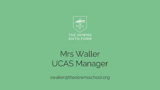 UCAS  A Guide to the Application Process The Downs Sixth Form [upl. by Akemit]