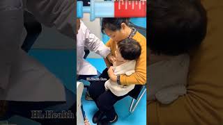 Cutebaby 💝 Baby injection push vedio 😱 baby cute injection shorts [upl. by Adamsun154]