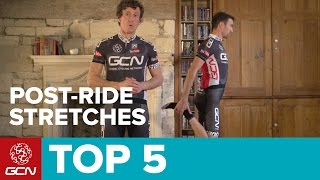 Top 5 Stretches To Do After A Ride  Cycling Fitness [upl. by Sharp516]