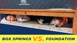 Box Springs vs Foundation  Which Is Right For You [upl. by Rehpotsyrhc]