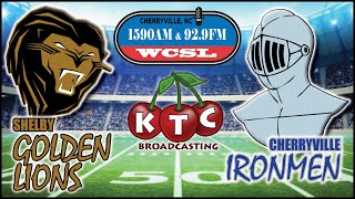 Shelby Golden Lions  Cherryville Ironmen AWAY Team Broadcast  AUDIO ONLY 92024 [upl. by Ahsea273]