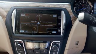 New ciaz facelift Alpha infotainment system and voice quality review [upl. by Plusch466]