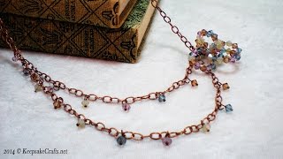 Mojave Sunrise Necklace Tutorial [upl. by Sanoj815]