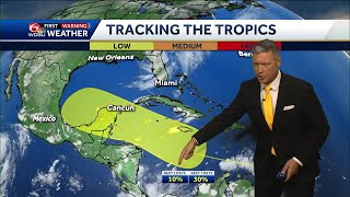 Tracking the tropics with another area of possible development outlined [upl. by Bakeman]