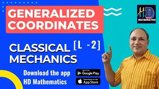 Generalised coordinates in classical mechanics  analytical dynamics Msc csir net maths in hindi [upl. by Inanuah]