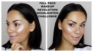 FULL FACE MAKEUP REVOLUTION HIGHLIGHT CHALLENGE [upl. by Sevik798]