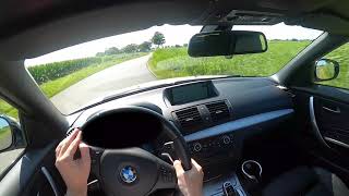 BMW 135i Convertible E88 DCT POV Test Drive [upl. by Daron]