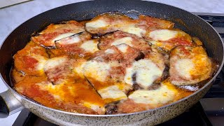 MELANZANE alla PARMIGIANA a MODO MIO in PADELLA più LEGGERA più VELOCE [upl. by Tasha493]