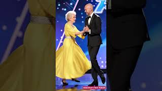 The grandmother and grandchild dance surprised the audience  America’s Got Talent Stage talent [upl. by Oinotla]