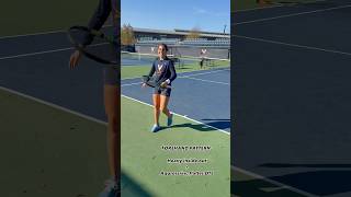 Forehand Takeaways Spacing with footwork Big swing speed into margins Balanced weight thru shot [upl. by Areikahs848]