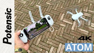 Potensic ATOM  The Best Drone Low Cost  Unboxing  HandsOn  First Flight [upl. by Osy191]