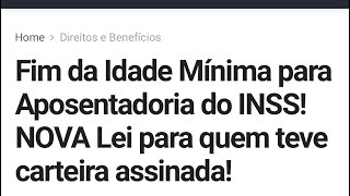 NOVA APOSENTADORIA POR TEMPO DE CONTRIBUIÇÃO SEM IDADE MÍNIMA [upl. by Eiramassenav119]