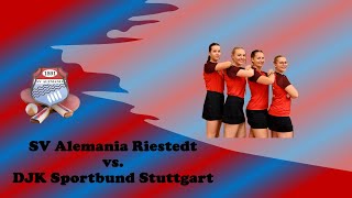 Tischtennis 3 Liga Damen SV Alemania Riestedt vs DJK Sportbund Stuttgart [upl. by Dare249]