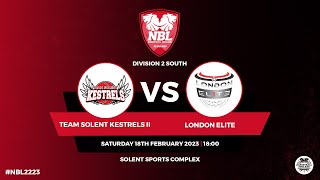 NBL2 Solent Kestrels v London Elite  180223 [upl. by Rawden]