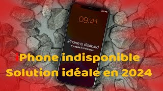 iPhone indisponible Que Faire [upl. by Nathanial]