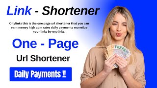 Link Shortener  Best Link Shortener ✅✅  One Page Url Shortener  Daily Payments  Earning Proof [upl. by Llecram]