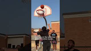 Send it to him🤣🏀 hooping basketball nba hoops funny sports shorts hooper layup [upl. by Kovacs]