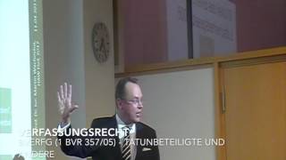 Vortrag Ferdinand von Schirachs quotTerrorquot Eine straf und verfassungsrechtliche Belastungsprobe Zus [upl. by Ahtel317]