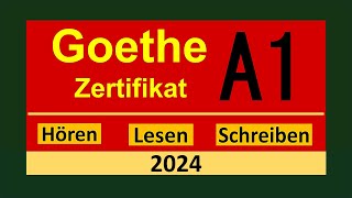 Start Deutsch A1 Hören Lesen und Schreiben modelltest 2024 mit Lösung am Ende  Vid  205 [upl. by Micah]