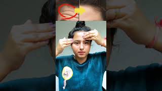 ♨️🤯 7days yoga for reduce 11line forehead wrinkles frown line wrinkles free face try it 📛🤯shorts [upl. by Jaworski]