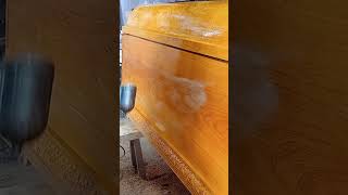 easy way of techniques for Spray paint wood  woodworking project [upl. by Monique]