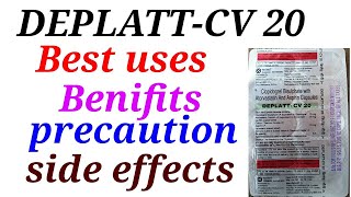 Deplatt cv 20 capsule best uses benifits precaution and side effects in hindi [upl. by Bethany]