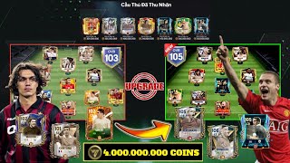 DÙNG 4 TỶ COINS ĐẬP ĐI XÂY LẠI ĐỘI HÌNH MỚI CỰC KHỦNG CÙNG quotBỐ GAMEquot RÔ BÉO VIDIC GULLIT FC MOBILE [upl. by Irim]