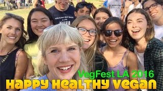 VegFest LA 2016 Meeting Carbed Up Fans [upl. by Yeldarb]