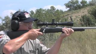 Operating a bolt action rifle working the bolt for speed and consistency [upl. by Archaimbaud]