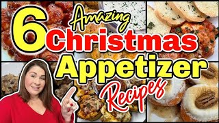 6 UNBELIEVABLE CHRISTMAS APPETIZER RECIPES  MUST TRY HOLIDAY PARTY Foods that are QUICK amp EASY [upl. by Rehpitsirhc]