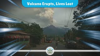 Tragic Eruption Mount Lewotobi Lakilaki Claims Lives and Forces Evacuations in Indonesia [upl. by Eimaraj]