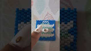 Making Ateez Albums in Beads Part8 kpop kpopfanart ateez beads brickstitch seedbeads [upl. by Alleda976]