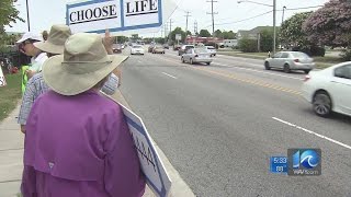 Peaceful protest held outside Planned Parenthood [upl. by Judon211]