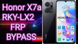 Honor X7a RKYLX2 FRP BYPASS remove one click [upl. by Enttirb]