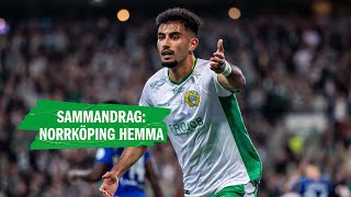 HÖJDPUNKTER  Hammarby 11 IFK Norrköping  Allsvenskan 2024 [upl. by Arlin284]