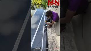 Polycarbonate sheet work kuzhithuraimarthandamroofing gates marthandam metal [upl. by Haidabo]