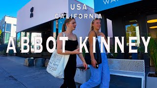 Abbot Kinney Blvd 4K Walking Tour Tour with Captions amp Immersive Sound [upl. by Essirahc144]