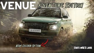 Hyundai Venue Adventure Edition Launched  Price  Features amp Changes  Engine Options [upl. by Sillyhp53]