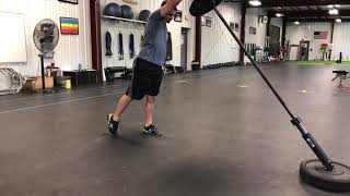 Staggered Stance Landmine Push Press [upl. by Calle276]