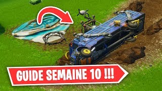 VISITER UN DRAKKAR UN DROMADAIRE ET UN BUS ÉCRASÉ SUR FORTNITE [upl. by Bonny]