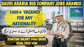 Saudi Aramco company hiring how to apply for jobs in Aramco company  salary  work visa​  2024 [upl. by Florin]