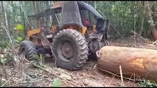 valmet 128 CBT 8060na puxada áqui é interior do Amazonas [upl. by Tannie]