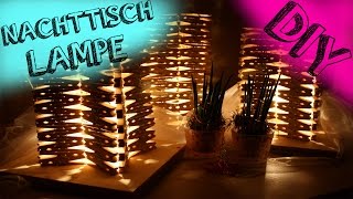 DIY  DESIGNER LAMPE AUS WÄSCHEKLAMMER [upl. by Sairu]