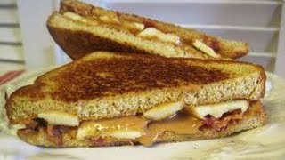 SassEsnacks ASMR The Elvis Sandwich  Eating Sounds  Mukbang [upl. by Kenward]