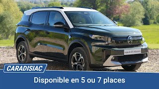 Le Citroën C3 Aircross disponible en 5 ou 7 places veut séduire les familles [upl. by Nnahaid]