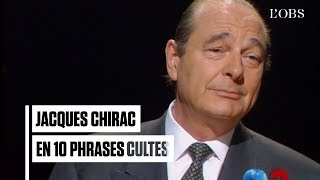 Jacques Chirac est mort  ses 10 phrases cultes [upl. by Hillier]